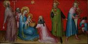 flemish school The Adoration of the Magi with Saint Anthony Abbot France oil painting artist